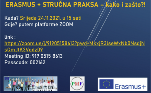 Tribina Erasmus + stručna praksa -...