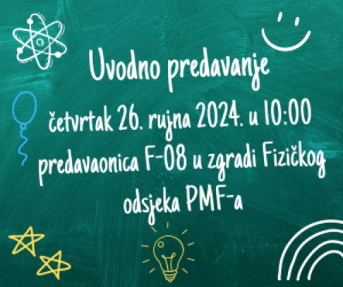 *Uvodno predavanje za studente prvih...