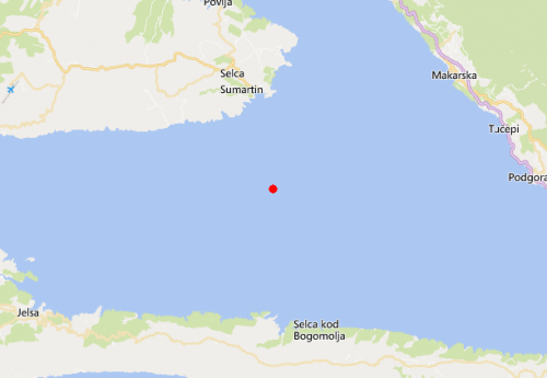 Umjeren potres u moru između Brača i...
