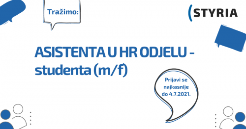 Styria - Asistent u HR odjelu -...