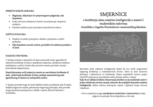 Smjernice za korištenje AI alata