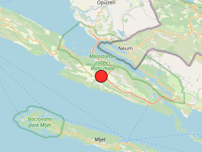 Vrlo slab potres kod Stona