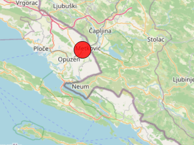 Potresi kod Metkovića